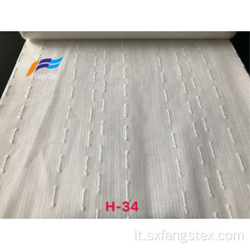 Tessuti per tende in voile di lino stile naturale di vendita calda